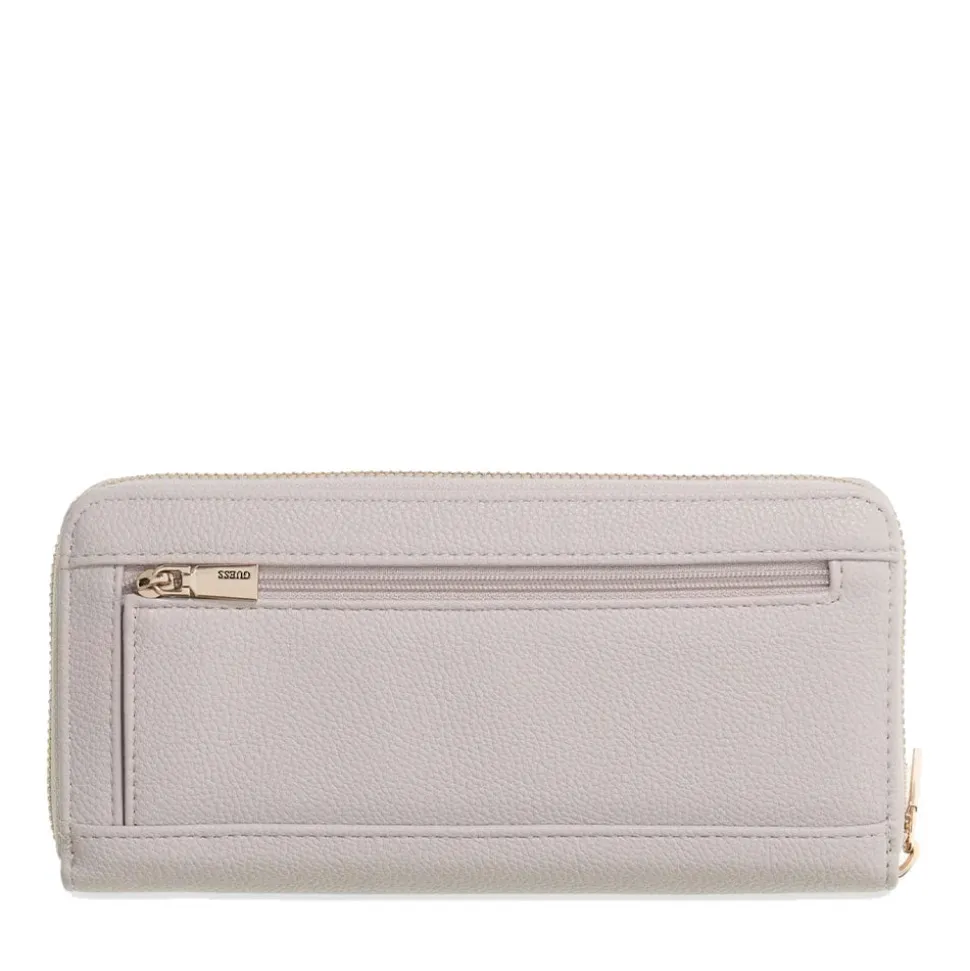 Portafoglio GUESS Chiuso con Zip Linea Laurel colore Ivory