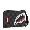 Portafoglio Piccolo con Zip SPRAYGROUND stampa Sharks in Paris Balloon Black