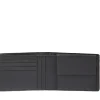 Portafoglio PIQUADRO Uomo con Portamonete In Tessuto e Pelle Colore Nero Linea Orion - PU257S136R
