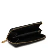 Portafoglio Trapuntato Zip Around LOVE MOSCHINO linea Embossed Nero