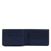 Portafoglio Uomo con Pattina PIQUADRO in Pelle Blu - PU1392W122R