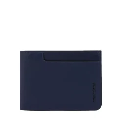 Portafoglio Uomo con Pattina PIQUADRO in Pelle Blu - PU1392W122R
