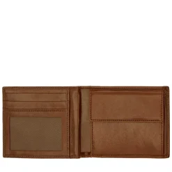 Portafoglio Uomo con Pattina e Portamonete THE BRIDGE In Pelle Marrone linea Story 01426601