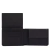 Portafoglio Uomo con Pattina PIQUADRO in Pelle Nera - PU1392W122R