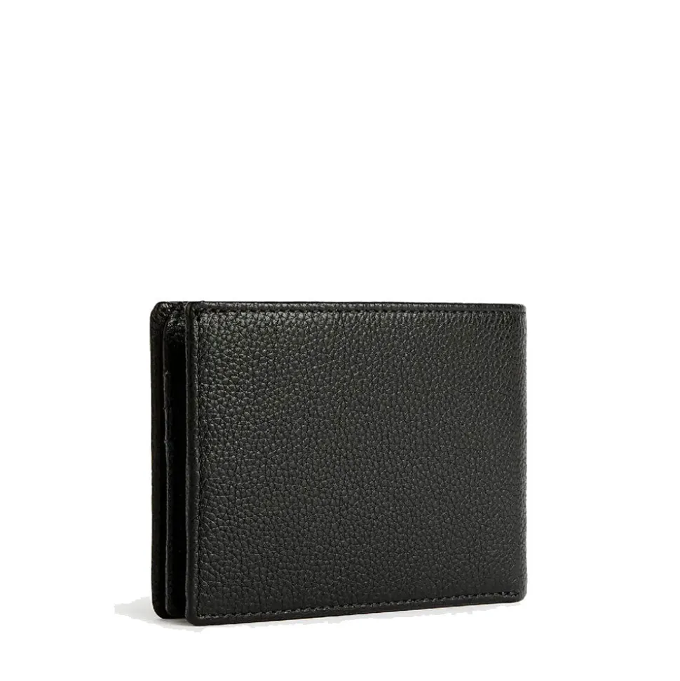 Portafoglio Uomo con Portamonete 1A Classe Alviero Martini linea Trip Leather in Pelle Nera PN81
