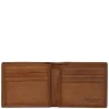 Portafoglio Uomo Portacarte con Pattina THE BRIDGE In Pelle Marrone linea Story Made in Italy