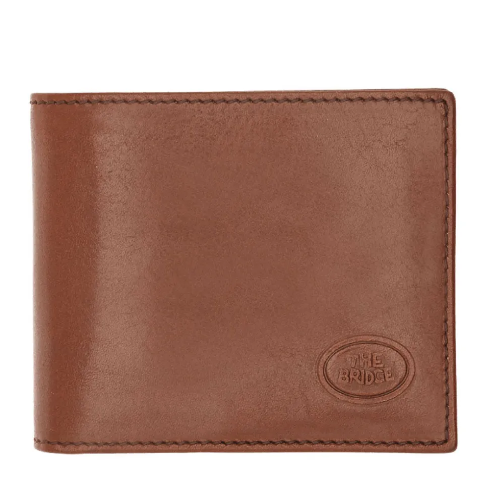 Portafoglio Uomo Portacarte THE BRIDGE In Pelle Marrone linea Story 01481001
