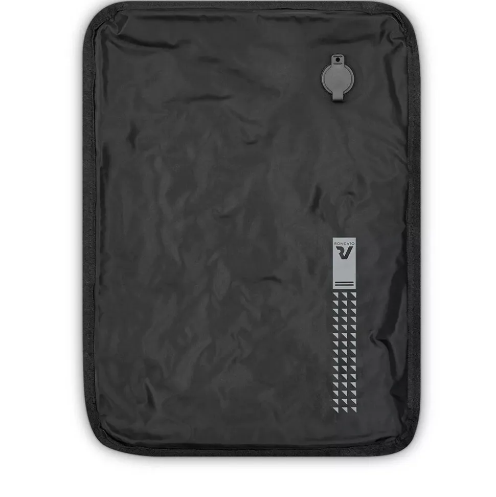 Sacca Sottovuoto per Zaino RONCATO linea Flatty in Tessuto Nero e Grigio