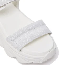 Sandali Chuncky Donna LIU JO Steffy Sandal 01 in Suede Bianco