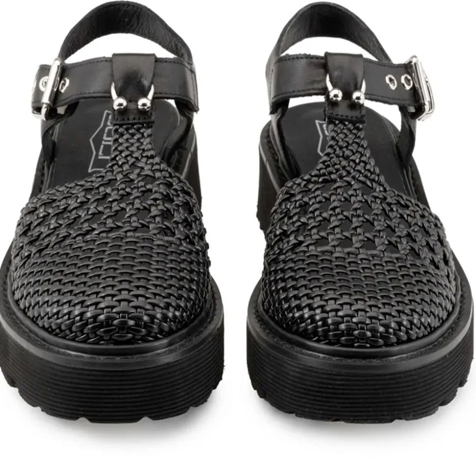 Sandali CULT Slash 4684 in Pelle Nera