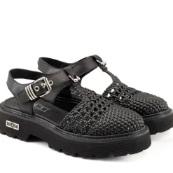 Sandali CULT Slash 4684 in Pelle Nera