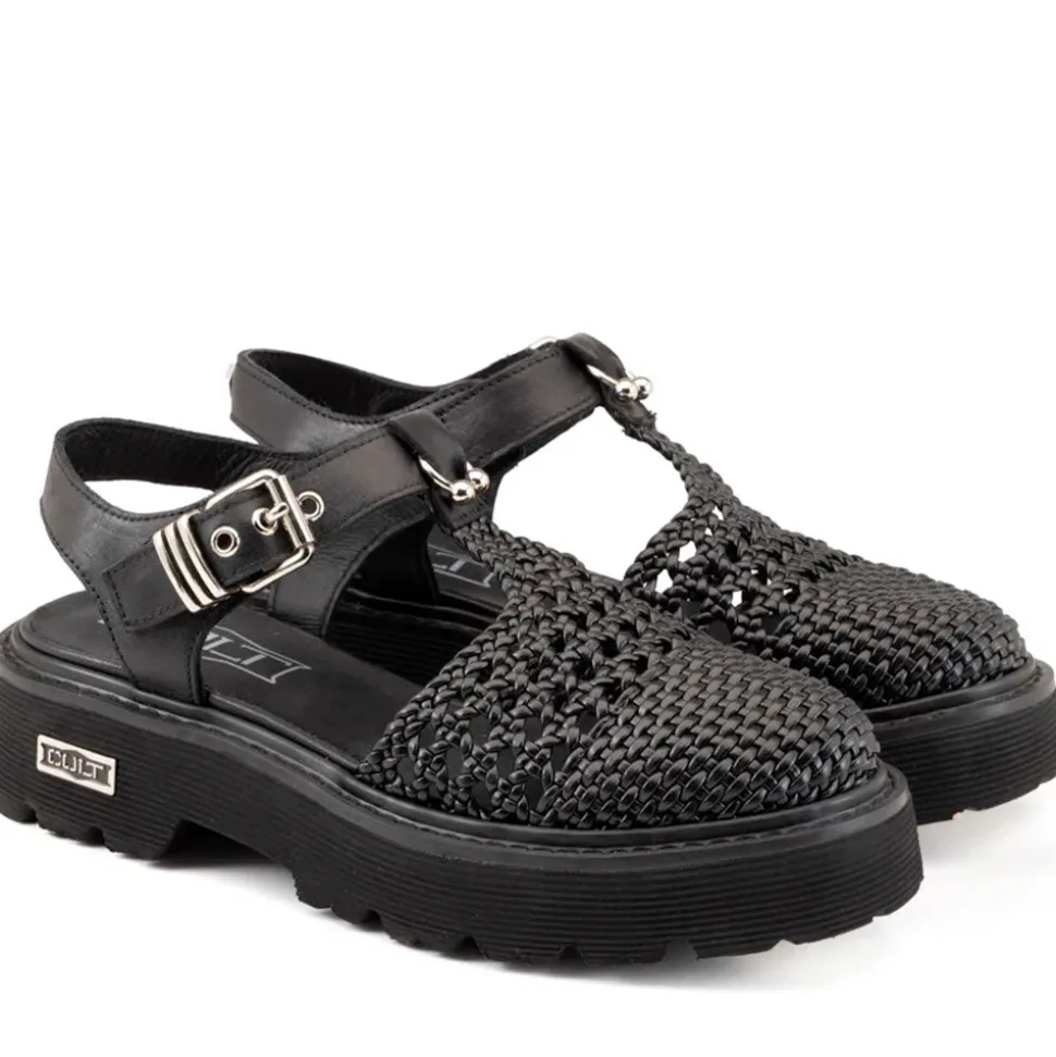 Sandali CULT Slash 4684 in Pelle Nera