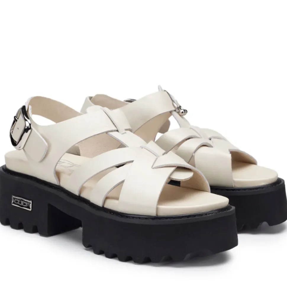 Sandali Donna CULT Cher 4535 in Pelle Off White