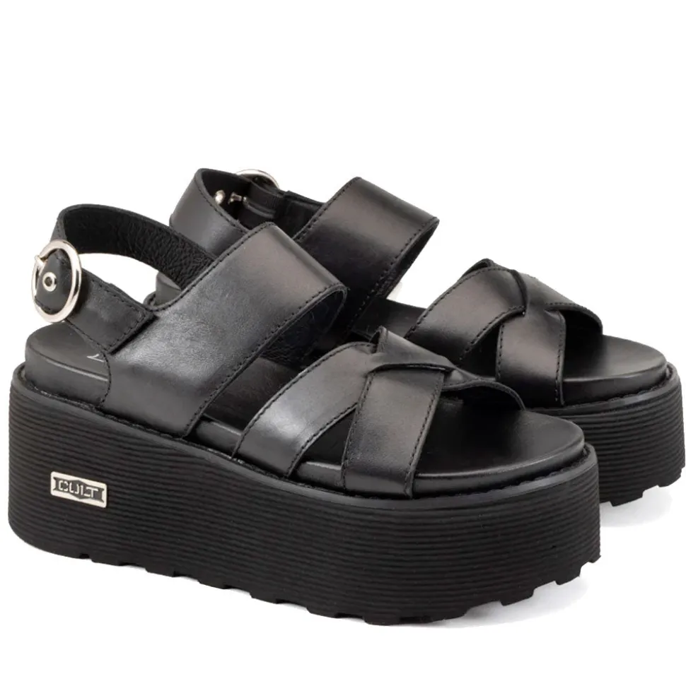 Sandali Donna CULT Nancy 4745 in Pelle Nera