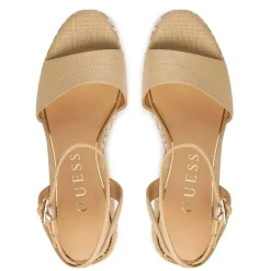 Sandali Donna GUESS con Zeppa Linea Everly Colore Natural