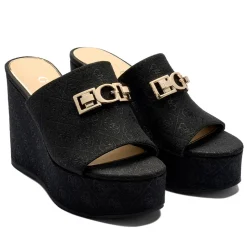 Sandali Donna GUESS con Zeppa Linea Evenza Colore Nero