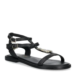 Sandali Flat PATRIZIA PEPE Girl linea Flyclassic Sandal in Pelle Nera