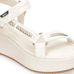 Sandali Platform Donna LIU JO Flo 05 in Vernice color Latte
