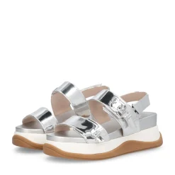 Sandali Platform Donna LIU JO Fiona 02 Effetto Specchio Silver