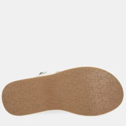 Sandali Platform PATRIZIA PEPE Girl linea Flyplat Sandal in Grosgrain Bianco