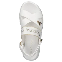 Sandali Platform PATRIZIA PEPE Girl linea Flyplat Sandal in Grosgrain Bianco