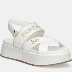 Sandali Platform PATRIZIA PEPE Girl linea Flyplat Sandal in Grosgrain Bianco