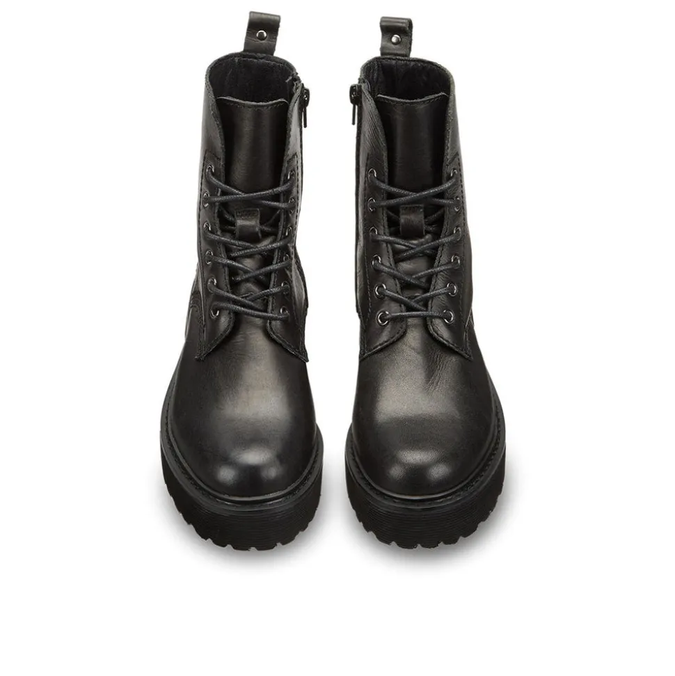 Scarpe Donna CULT Slash 1814 Anfibi in Pelle Nera
