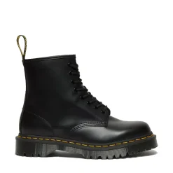 Scarpe Donna DR. MARTENS Stivali Platform linea 1460 BEX in Pelle Nera