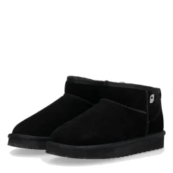 Scarpe Donna LIU JO Jil 01 Stivaletti Mini Imbottiti in Suede Nero