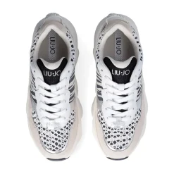 Scarpe Donna LIU JO Steffy 01 Sneakers Chuncky in Suede stampa Zebra