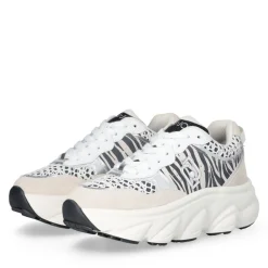 Scarpe Donna LIU JO Steffy 01 Sneakers Chuncky in Suede stampa Zebra