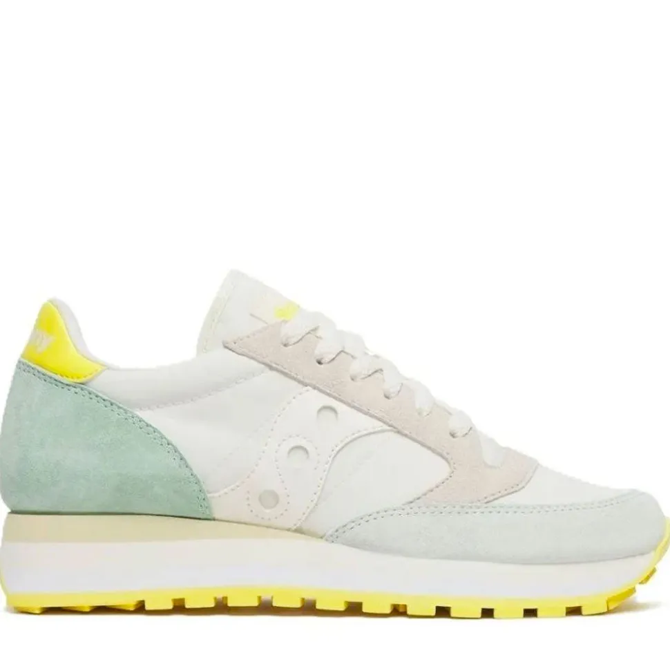 Scarpe Donna Saucony Sneakers Jazz Triple Ivory - Aqua