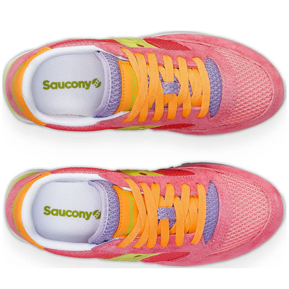 Scarpe Donna Saucony Sneakers Jazz Triple Summer Light Pink - Lime
