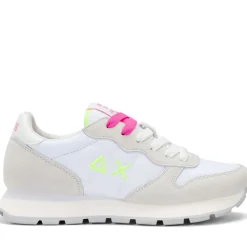 Scarpe Donna Sun68 Sneakers Ally Solid Bianco - Fuxia - Z36201