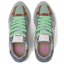 Scarpe Donna Sun68 Sneakers Stargirl Multicolor Option Verde Salvia - Z36215