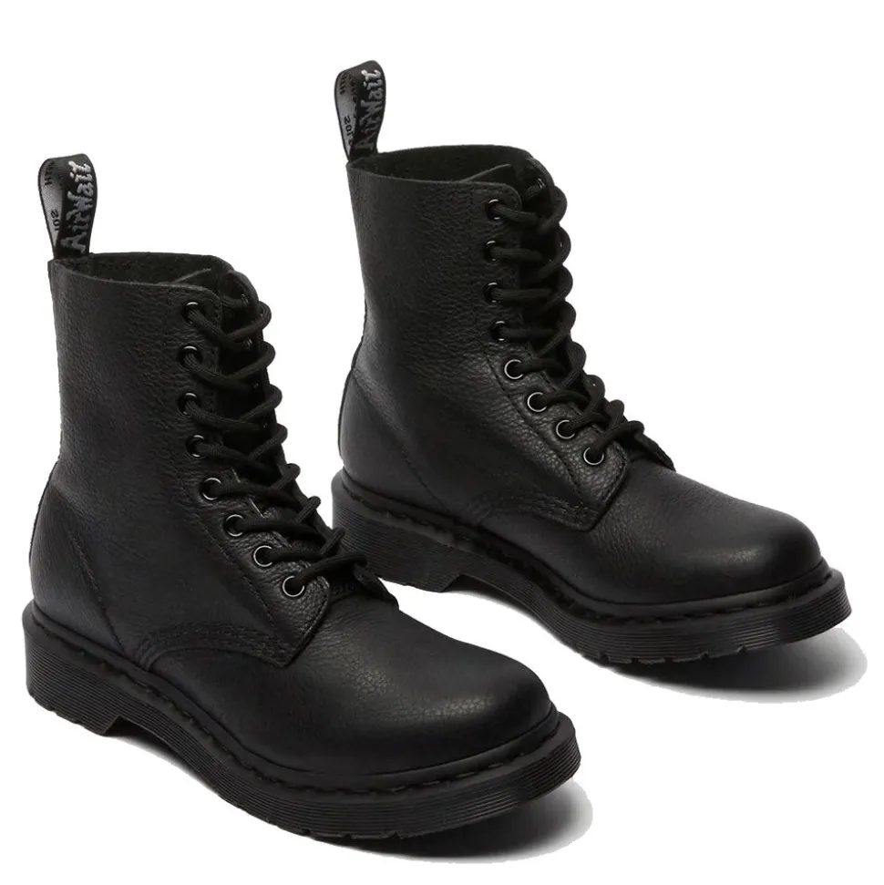 Scarpe Unisex DR. MARTENS Stivali linea 1460 Pascal Mono in Pelle Nera