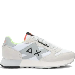 Scarpe Uomo Sun68 Sneakers Jaki 2.0 Fluo Bianco - Z36117
