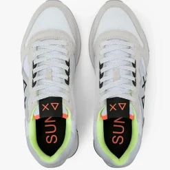 Scarpe Uomo Sun68 Sneakers Jaki 2.0 Fluo Bianco - Z36117