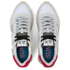Scarpe Uomo Sun68 Sneakers Jaki 2.0 Bicolor Bianco - Grigio -Z36116