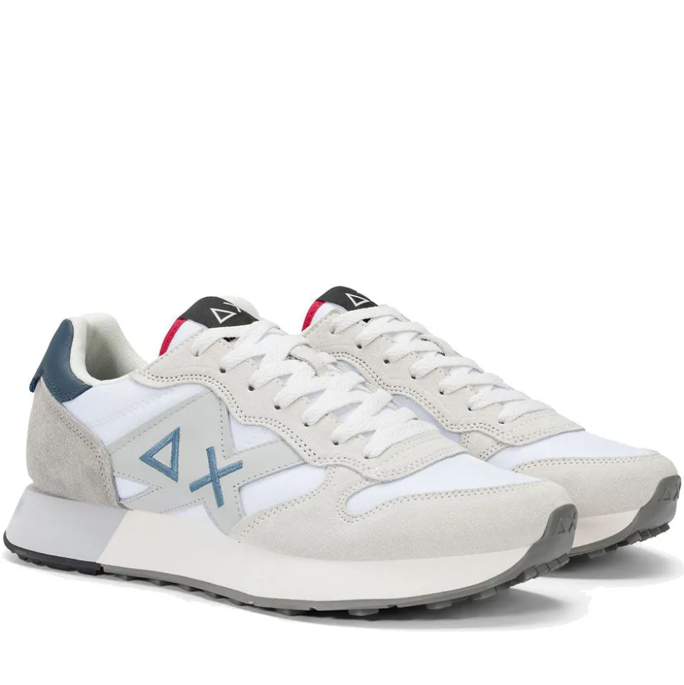 Scarpe Uomo Sun68 Sneakers Jaki 2.0 Solid Bianco - Z36115