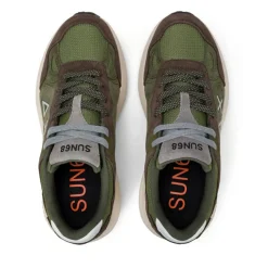 Scarpe Uomo Sun68 Sneakers Jupiter Suede Marrone - Z45128