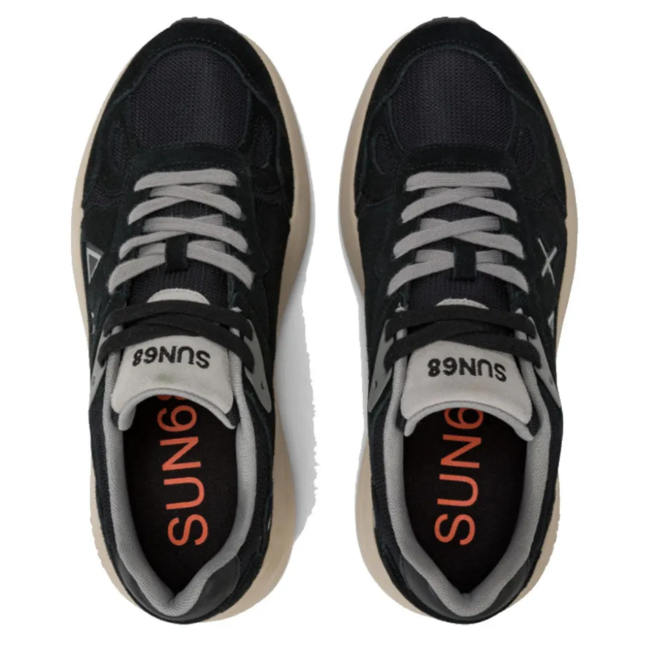 Scarpe Uomo Sun68 Sneakers Jupiter Colore Nero - Z44140