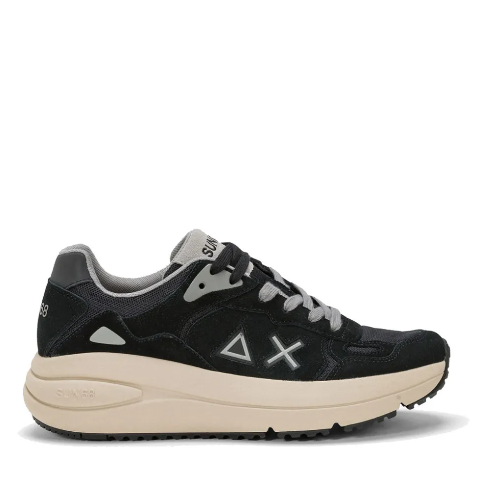 Scarpe Uomo Sun68 Sneakers Jupiter Colore Nero - Z44140