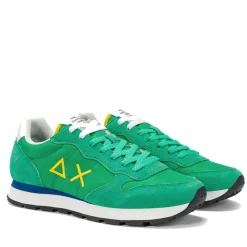 Scarpe Uomo Sun68 Sneakers Tom Solid Verde Prato - Z36101