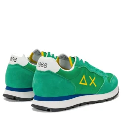 Scarpe Uomo Sun68 Sneakers Tom Solid Verde Prato - Z36101