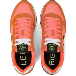Scarpe Uomo Sun68 Sneakers Tom Solid Arancio Fluo - Z36101