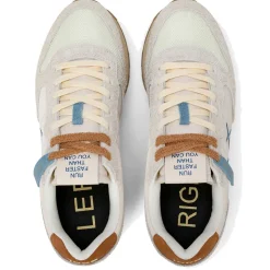 Scarpe Uomo Sun68 Sneakers Tom Vintage Bianco Panna - Z36104
