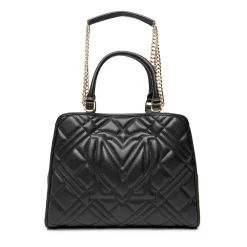 Shopping Bag a Mano Trapuntata LOVE MOSCHINO linea Quilted colore Nero