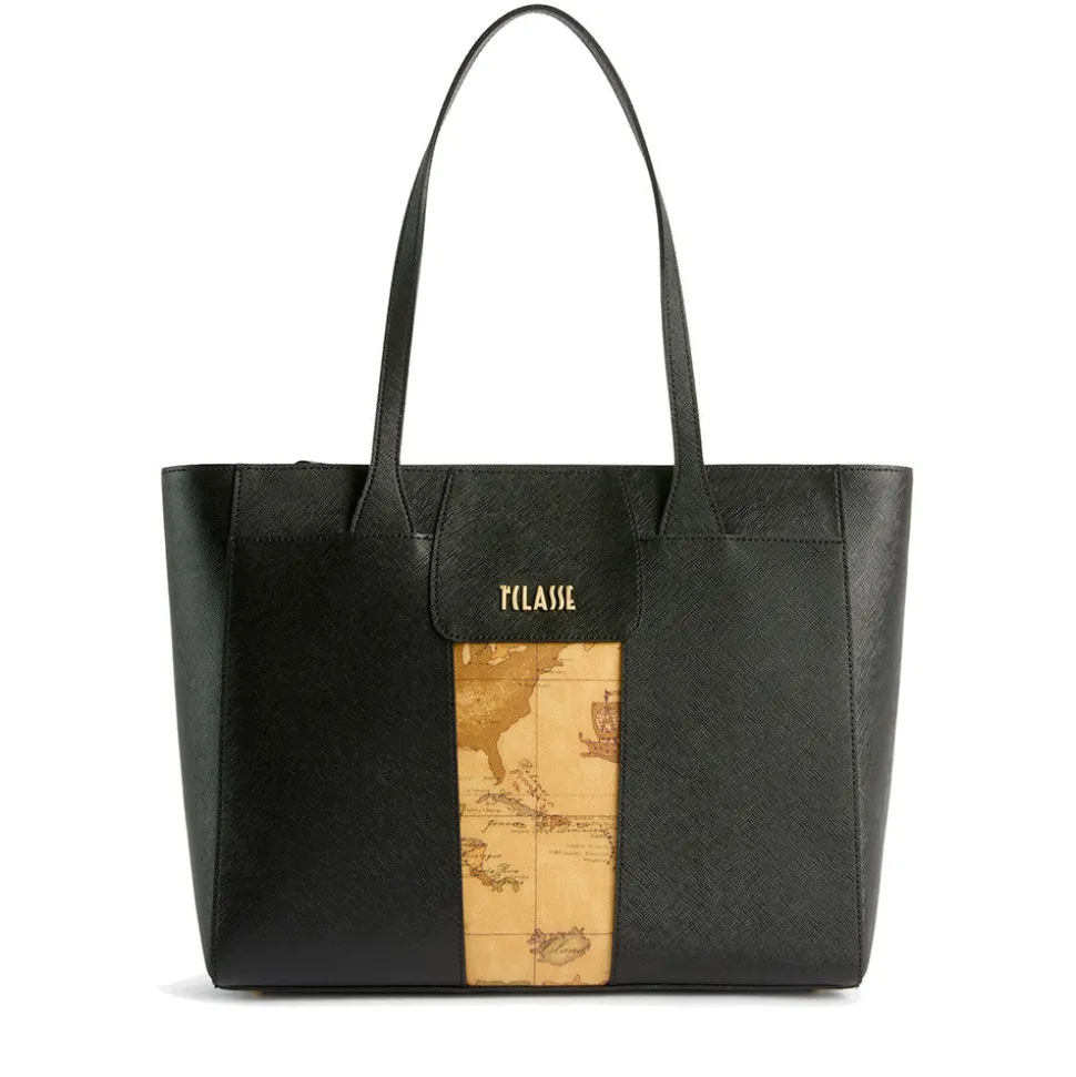 Shopping Bag Donna 1A Classe Alviero Martini linea Bloom City Nero LD27