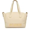 Shopping Bag Donna con Pochette LOVE MOSCHINO linea Bold Bag Avorio